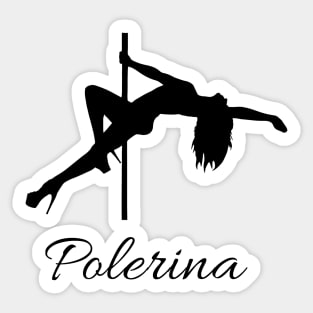 Polerina Pole Dancing Design Sticker